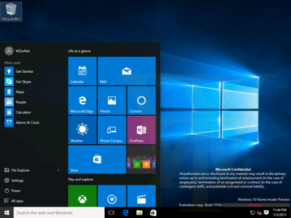 photo of Windows 10 build 10163 screenshots leak online image