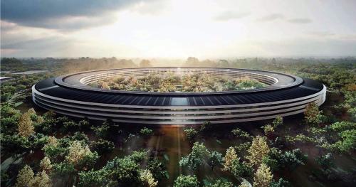 photo of Someone flew a drone over Apple’s new ‘spaceship’ campus: Here’s the video image