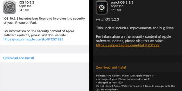 photo of Apple swats bugs in macOS Sierra 10.12.6, iOS 10.3.3, and watchOS 3.2.3 updates image