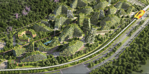 photo of China is building a smog-eating 'forest city' filled with tree-covered skyscrapers image