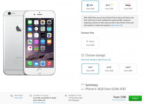 photo of Shipping Estimates for iPhone 6 Pre-Orders Slipping to 7-10 Days image