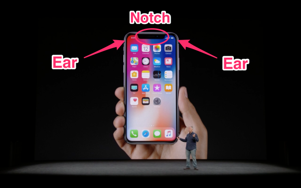photo of The new iPhone X looks stunning, except for that hideous notch at the top of the phone (AAPL) image