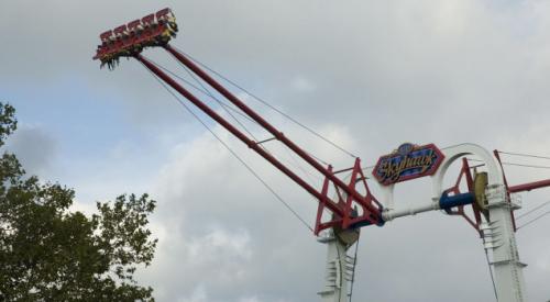 photo of Cable Snaps on 6O MPH Amusement Park Ride image