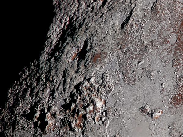 photo of Pluto probe sends back photos of possible ice volcano image