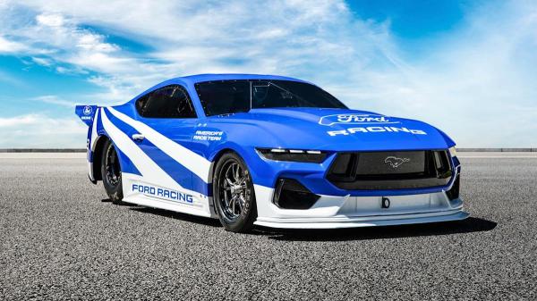 photo of Ford's Mustang Cobra Jet sets a new EV quarter mile record at 6.87 seconds image