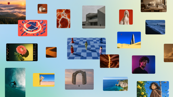 Canva’s first AI image model plans…