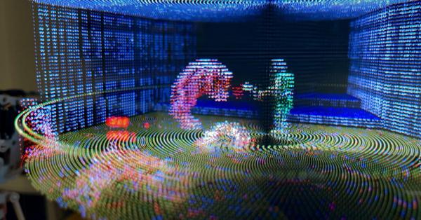 photo of The man who put Doom in a Lego brick is now playing it on a volumetric voxel display image