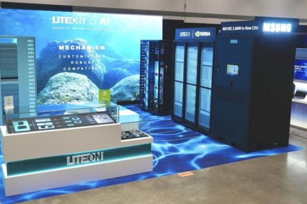 Lite-On unveils 800 VDC power and liquid…