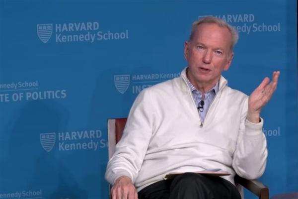 Schmidt says China’s AI ascent is…