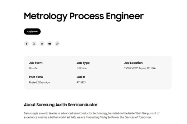 Samsung ramps Texas fab as engineers&hellip;
