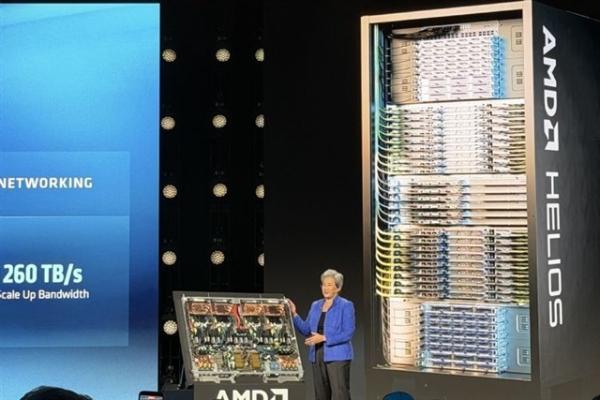 photo of AMD unveils Helios rack-scale AI platform to target hyperscale buildouts image