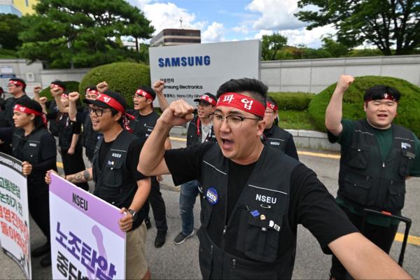 Samsung shields chip lines as union…