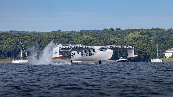 An electric plane that transforms into a…