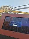 photo of The roller coaster works, but the Six Flags kiosk has gone off the rails image