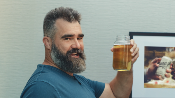 photo of Jason Kelce-led marketing campaign asks beer drinkers to send their pee to AI data centers — Liquid Death and Garage&hellip; image