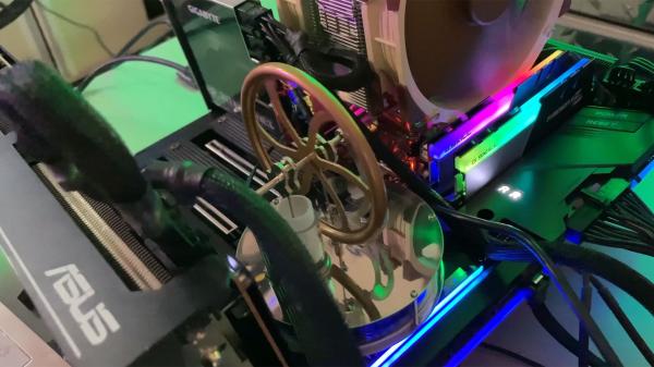 photo of Windows guru uses 19th-century Stirling Engine tech for auxiliary cooling on AMD Threadripper 3970X system — waste&hellip; image