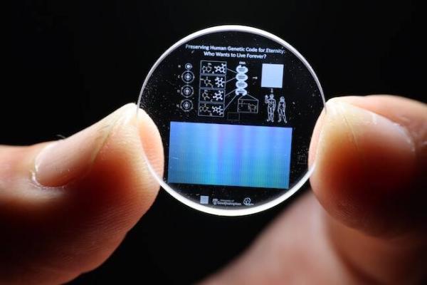 The future of long-term data storage is…