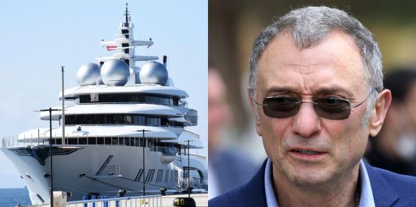 The crew of a $300 million yacht linked to a Russian oligarch is 'refusing to sail' with US officials trying to seize…