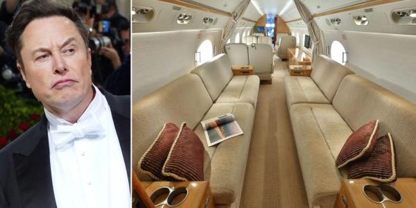Elon Musk has bought 2 private jets over the past 2 years. Take a look inside the Gulfstream G550, which retails from $14 million when preowned.