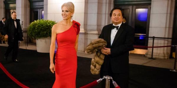 Kellyanne Conway says she didn't object to her husband George Conway's change of heart about Trump, but was puzzled by…