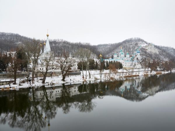 A temple in Ukraine's Sviatohirsk Lavra monastery is on fire after Russian attack, Zelenskyy adviser says