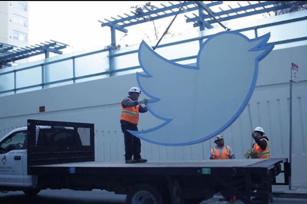 The 560-pound Twitter logo has sold for…