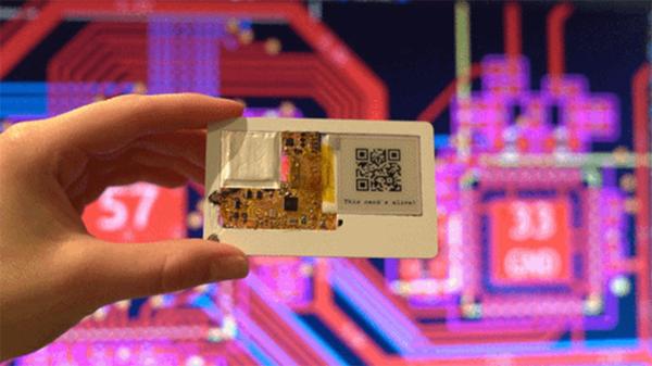 photo of Tiny credit card computer includes eInk screen and is just 1mm thick — Muxcard is powered by the ESP32-C3&hellip; image