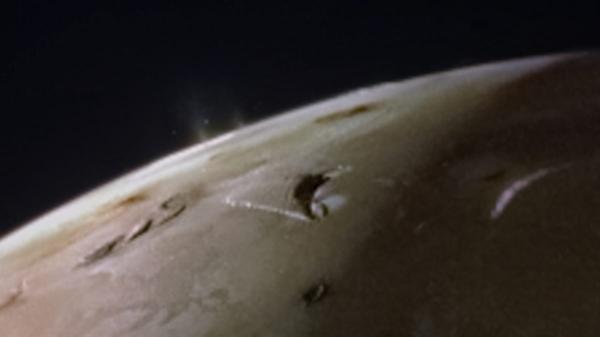 photo of NASA Probe Spies Plumes Above Jupiter Moon's Lava Lakes image