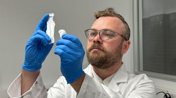 photo of Kill two birds with one stone — recycled polystyrene material that looks like bird feather could be used to generate… image
