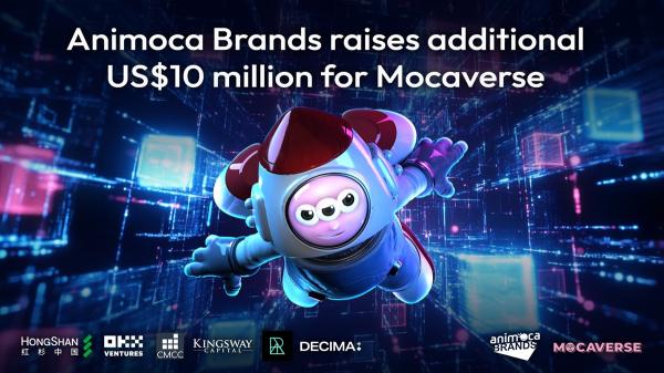 Animoca Brands raises $10M for open…