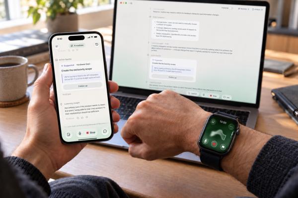 photo of Former Plaud exec raises $26M for AI app that listens to you in the background image