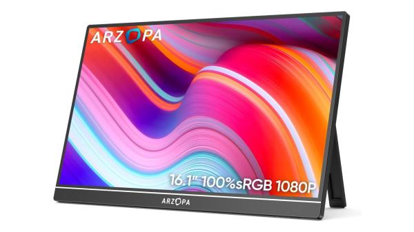 photo of Snatch this 16.1-inch Arzopa portable monitor for only $86 on Prime Day image