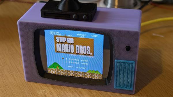 This DIY retro-style mini-TV looks like…