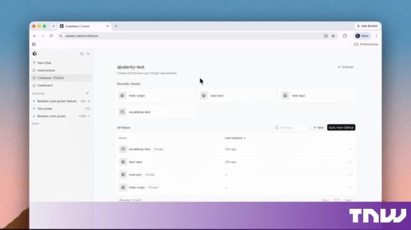 Cursor Origin is on by default for paid…