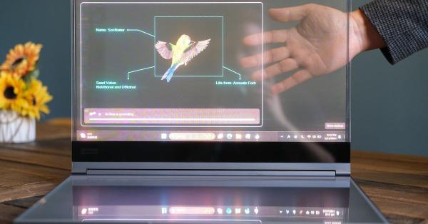 photo of Peering through Lenovo’s transparent laptop into a sci-fi future image