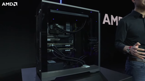 photo of AMD unveils Threadripper Halo Station, an AI workstation packing 96 cores and dual liquid-cooled MI350P accelerators —&hellip; image