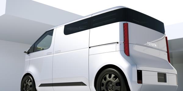 photo of Toyota’s new EV van concept is a box on wheels from outer space image