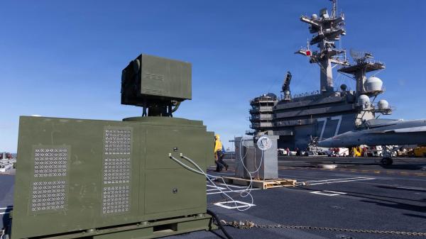 US Navy tests laser weapon that shoots down drones on the&hellip;