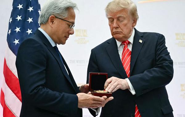 photo of Report: Trump did nothing with intel that China planted spy close to Nvidia CEO image