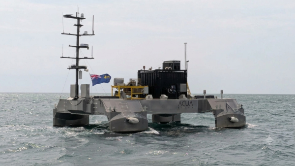 UK tests robot boat that can fly its own…