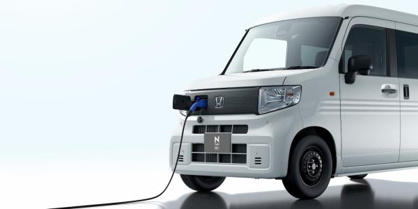 photo of Honda unveils $10K electric N-Van e with 130-mile range that can power your home image