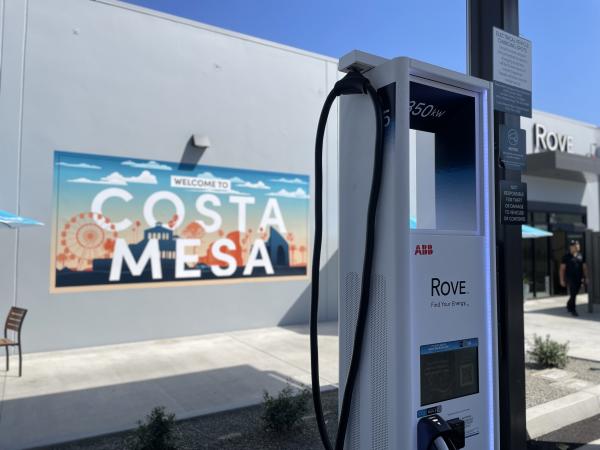 photo of Sneak peek of Rove’s 2nd ‘full service’ EV charger in Costa Mesa, open Wed image