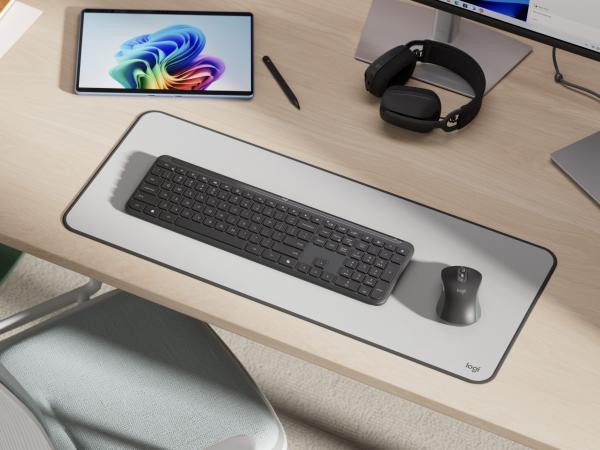 photo of Logitech introduces Signature Slim Combo MK955 for Business Copilot Edition image