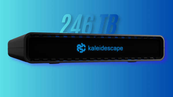 This 246TB SSD media server is built for…