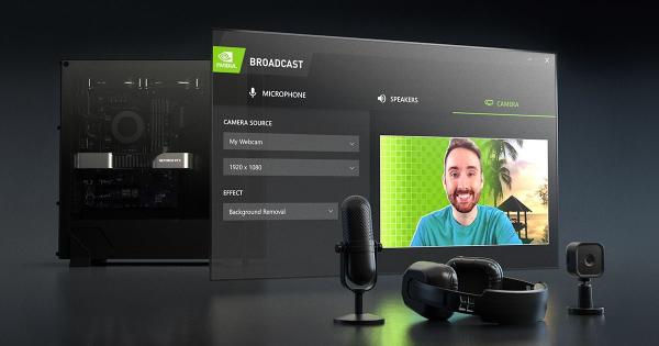 Nvidia Broadcast upgrade brings studio-grade mic and lighting features