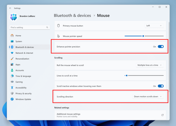 photo of Windows 11 users are finally getting back more control over mouse settings image