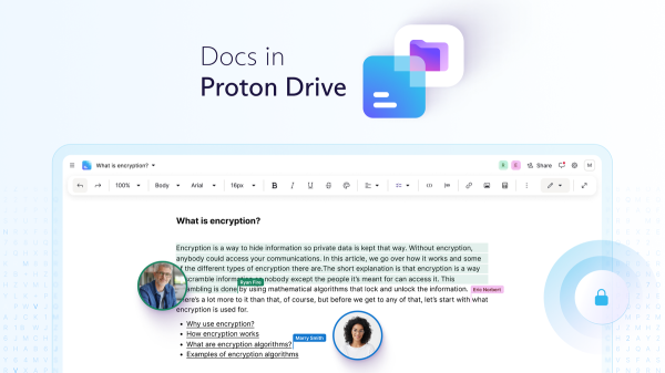 photo of Google Docs, look out—there's a new private alternative in town image