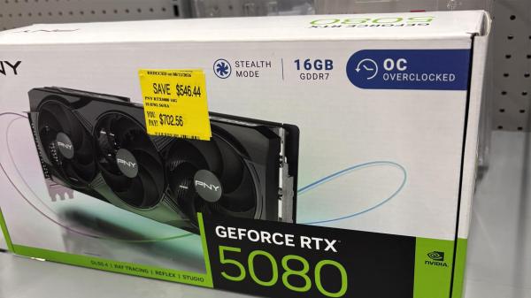 photo of Lucky shopper finds RTX 5080 for just $702 at Walmart — saves almost $800 compared to current retail prices image