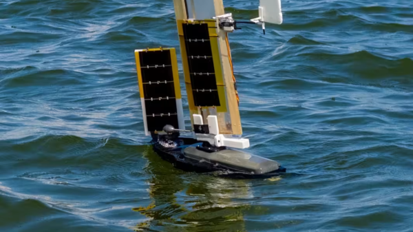 Researchers build sailboat drone…