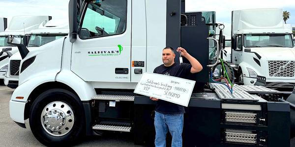 photo of Saldivar’s Trucking: first owner-operator to deploy Volvo VNR Electric semi image